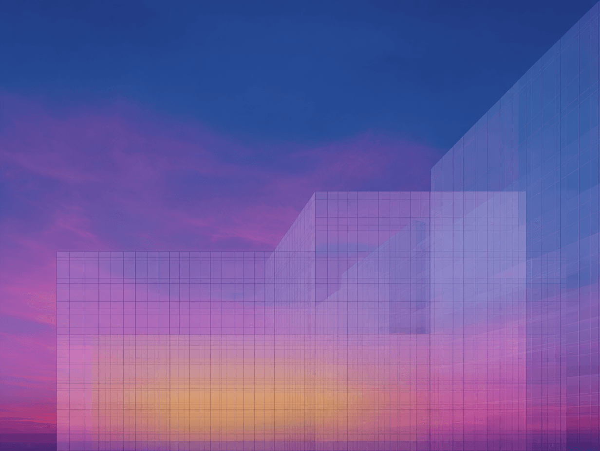 Abstract illustration of an invisible banking interface